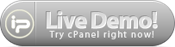 Demo the Innerplanet cPanel Control panel